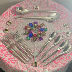 ONEIDA Glossy 18/10 SOLD as 3 Separate Sets NWOT Sleek Slender SSFlatware